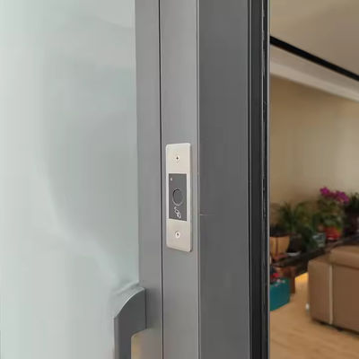 Porta a spillo interna in alluminio in acciaio inossidabile con vetro trasparente e spessore del telaio di 1,8 mm