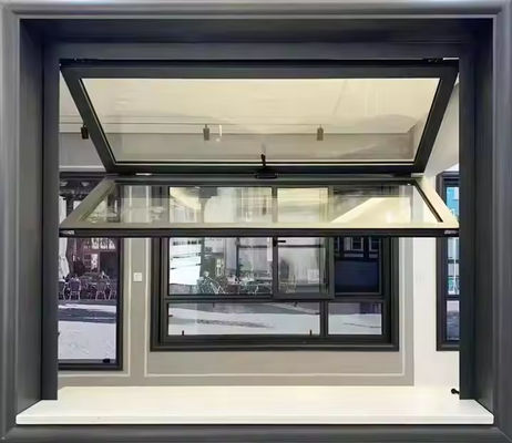Finestre bifold a prova di uragano commerciali con sigillo e hardware a strisce di gomma EDPM
