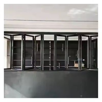 Finestre bifold a prova di uragano commerciali con sigillo e hardware a strisce di gomma EDPM