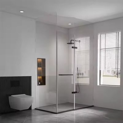 Acque resistenti facile pulizia vetro doccia pannello di schermo porta con telaio sottile