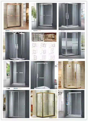 Bagno Doccia in vetro temperato Porta Doccia divisorio con stile telaio sottile