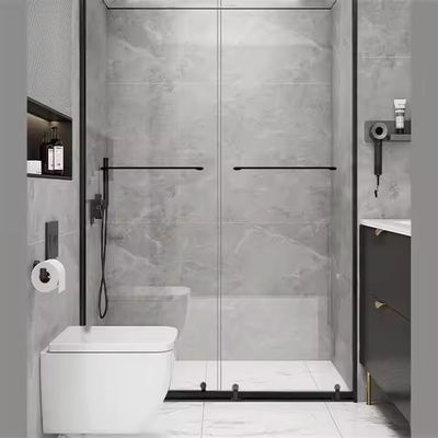 Disegno senza telaio facile installazione 8mm doppio vetro porta scorrevole doccia