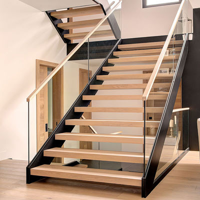 Ringhiera in vetro con canale a U in alluminio personalizzabile con altezza e dimensioni personalizzate per uso interno/esterno