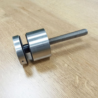 Sistema di ringhiera in vetro di acciaio inossidabile regolabile 304/316 con diametro di 30 mm/42,4 mm per vetro da 8 a 12 mm