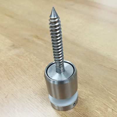 Sistema di ringhiera in vetro di acciaio inossidabile regolabile 304/316 con diametro di 30 mm/42,4 mm per vetro da 8 a 12 mm