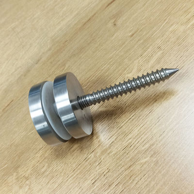 Sistema di ringhiera in vetro di acciaio inossidabile regolabile 304/316 con diametro di 30 mm/42,4 mm per vetro da 8 a 12 mm