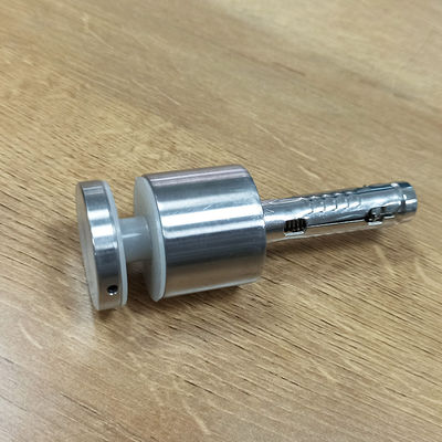 Sistema di ringhiera in vetro di acciaio inossidabile regolabile 304/316 con diametro di 30 mm/42,4 mm per vetro da 8 a 12 mm