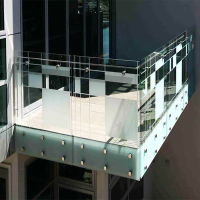 Clampe di blocco per ringhiera di vetro in acciaio inossidabile 304 per vetro da 8 a 12 mm