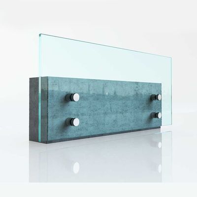 In acciaio inossidabile monti di blocco porta pannelli bulloni hardware per scale esterne balcone