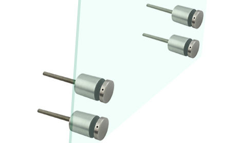 In acciaio inossidabile monti di blocco porta pannelli bulloni hardware per scale esterne balcone