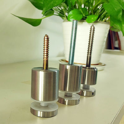 Pietra regolabile in acciaio inossidabile senza telaio montata su corrimano di vetro