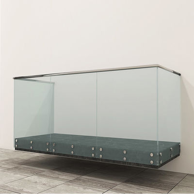 304 316 Acciaio inossidabile vetro di stazionamento pin di fissaggio bulloni sistema di ringhiera di montaggio