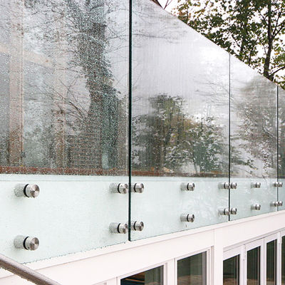 304 316 Acciaio inossidabile vetro di stazionamento pin di fissaggio bulloni sistema di ringhiera di montaggio