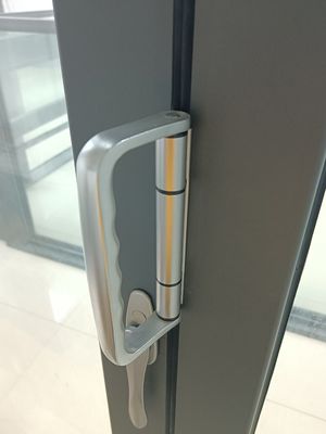 Porte di patio bifold in vetro temperato in alluminio con profilo di rottura termica