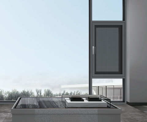 Finestre in alluminio con doppio vetro